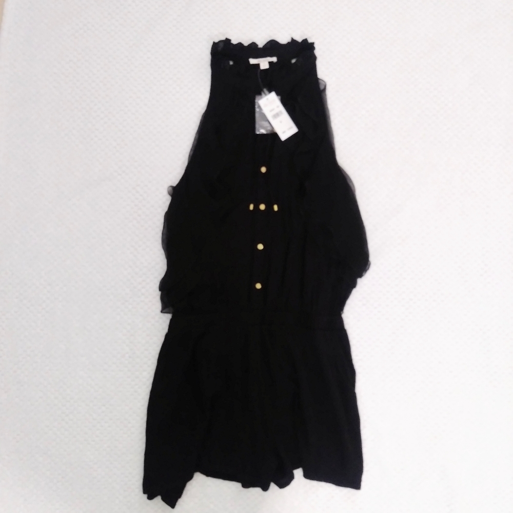 Ella moss romper piana ruffles open back BOHO - Picture 4 of 8